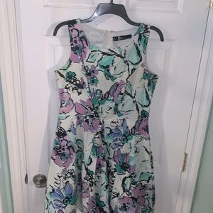 Be by Chetta B Floral Midi Dress